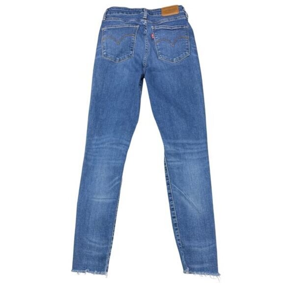 LEVI'S Premium 721 High-Rise Skinny Jeans Sz 25 Cassandra Says - Picture 4 of 10